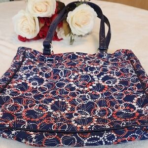 Red White And Blue Handle Yote Bag